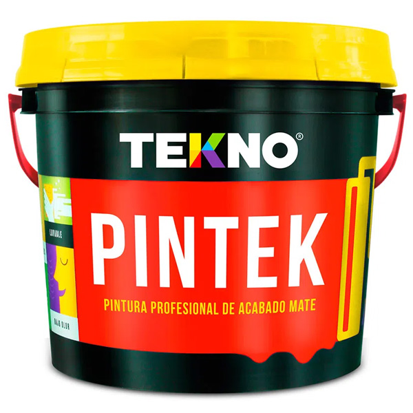 Pintura Látex Pintek Blanco Humo 4 litros