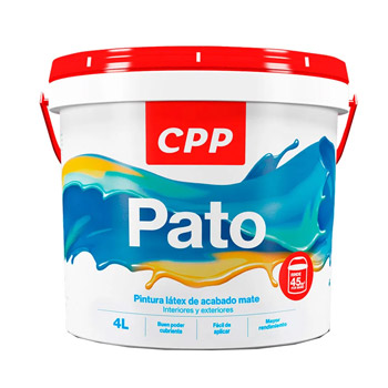 Pintura Látex Pato Blanco 4 litros