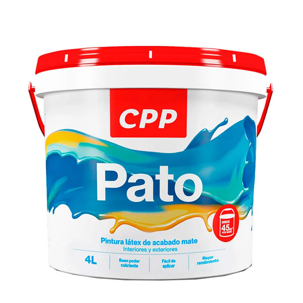 Pintura Látex Pato Blanco 4 litros