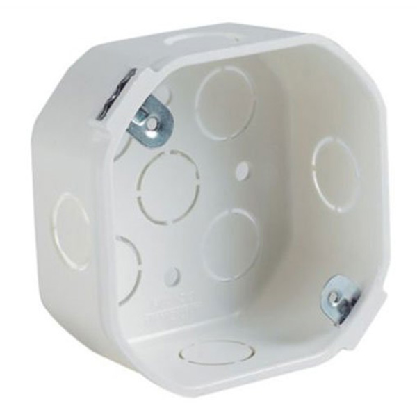 CAJA DE PASE DE LUZ OCTOGONAL PVC CAJA DE PASE DE LUZ OCTOGONAL PVC