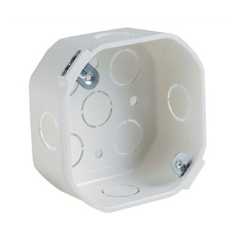 CAJA DE PASE DE LUZ OCTOGONAL PVC
