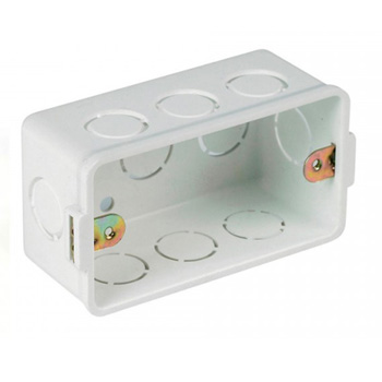 CAJA DE PASE DE LUZ RECTANGULAR 4x2 PVC