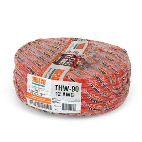 Cable THW -90 AWG, Libre de Halógeno x rollo Cable THW -90 AWG, Libre de Halógeno x rollo